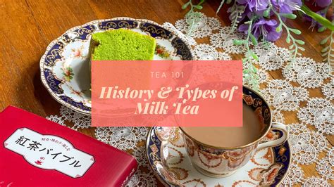 types of milk tea.